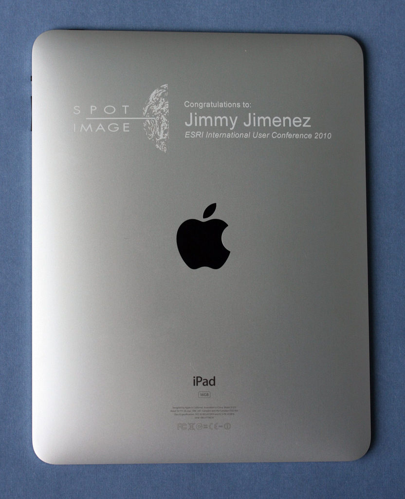 Logo Engraved IPad In A Flash Laser IPad Laser Engraving Boutique 