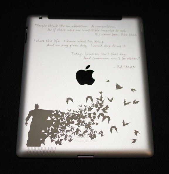 Batman iPad Engraving