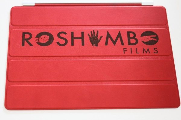 Custom Red Smart Cover - In A Flash Laser - iPad Laser Engraving, Boutique Printing, Laser ...