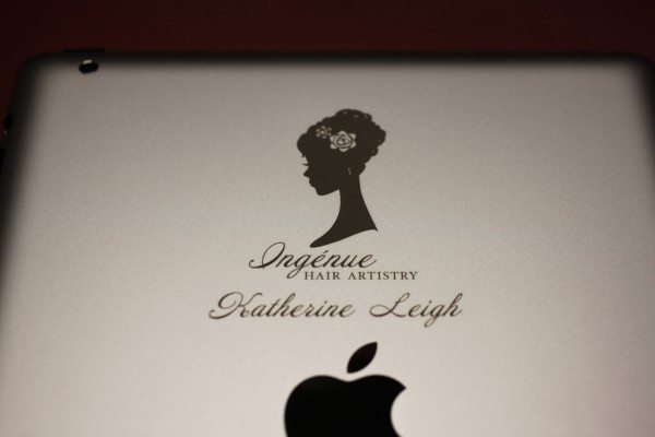 Custom laser engraved iPad 2