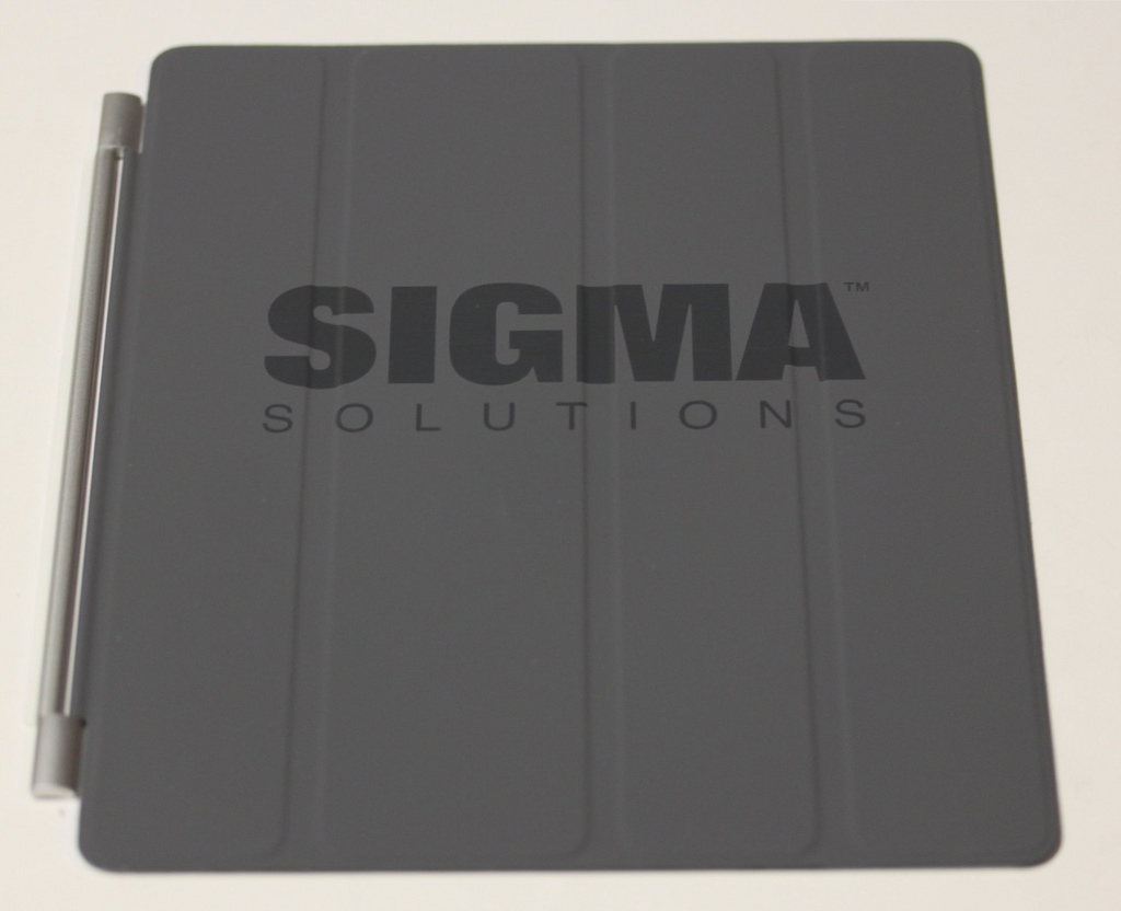 Dark gray smart cover - Sigma logo