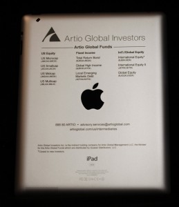 Engraved iPad