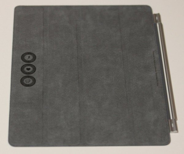 Inside of dark gray smart cover