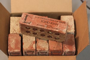 Laser Engraved Old Bricks