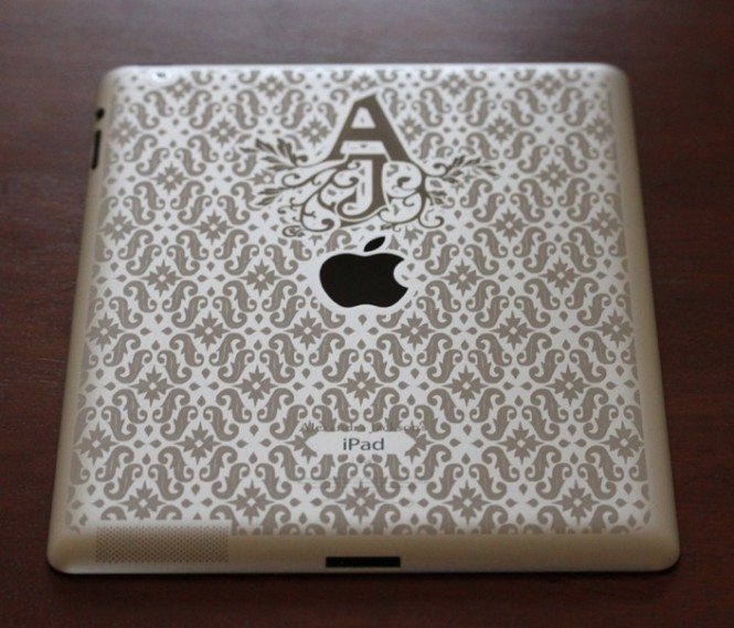 Patterned iPad Engraving
