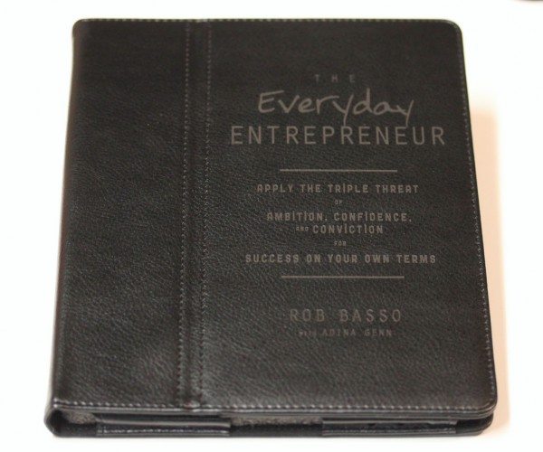 Custom Engraved Black Leather iPad Case