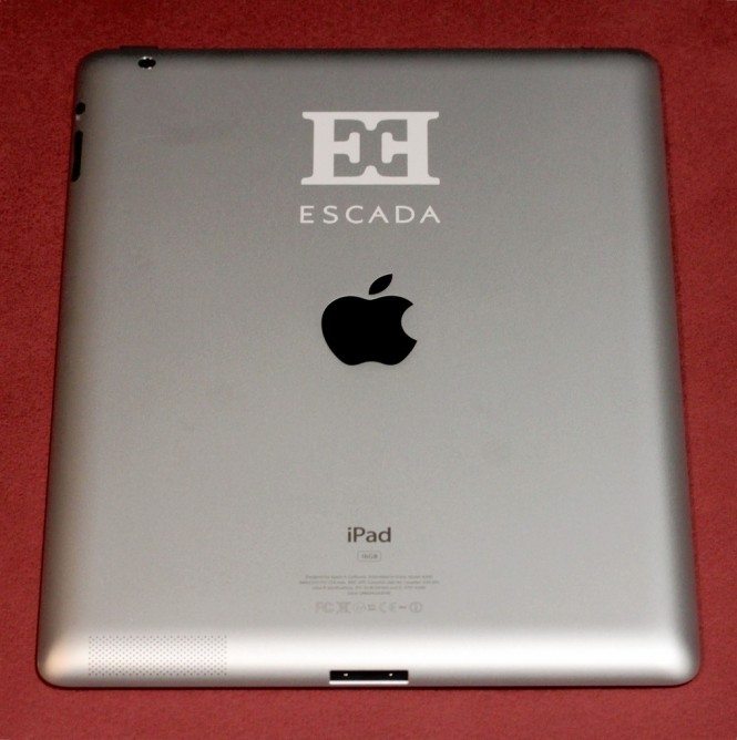 Logo Engraved on iPad