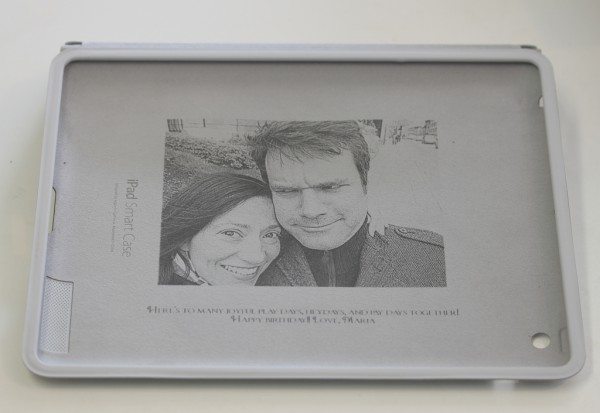 Photo Laser Engraved iPad Smart Case