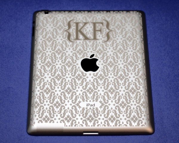 Two-Color iPad Engraving
