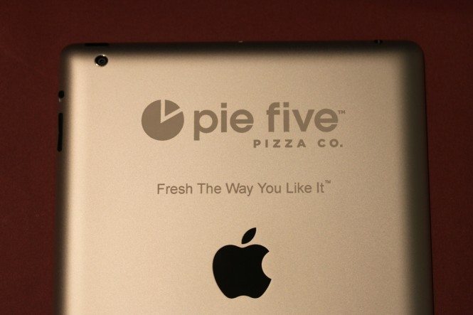 Pie Five iPad Engraving