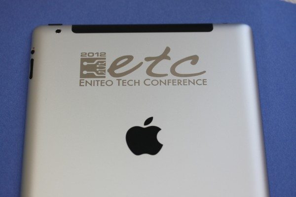 Tech Conference iPad Engraving