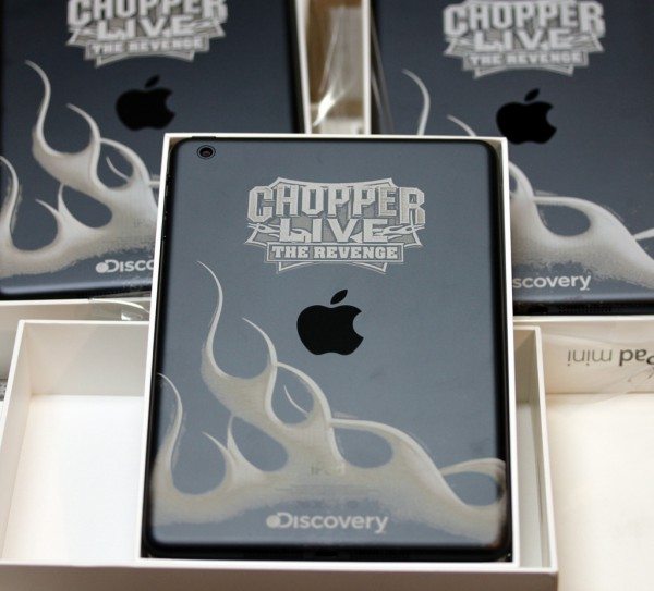 Chopper Live iPad mini engraving