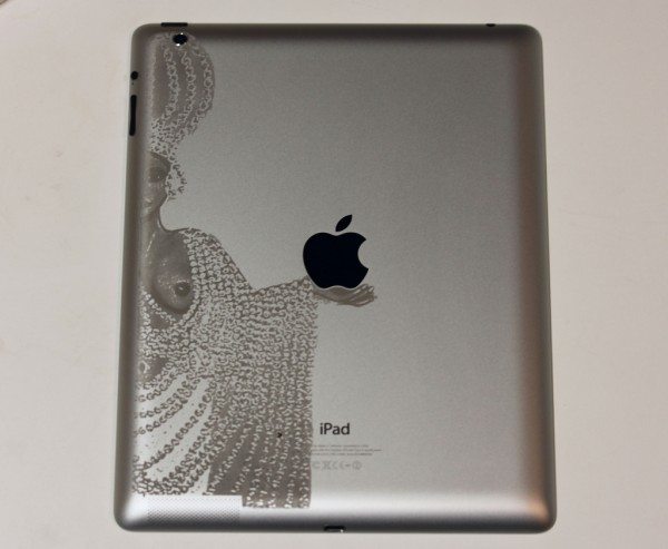 Custom engraved iPad
