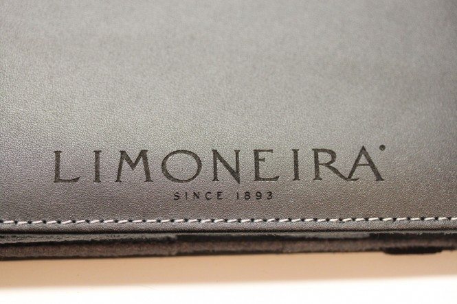 Laser engraved logo on iPad case