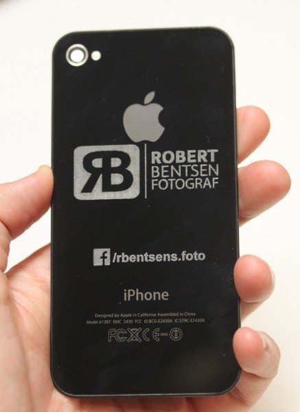 Engraved iPhone back