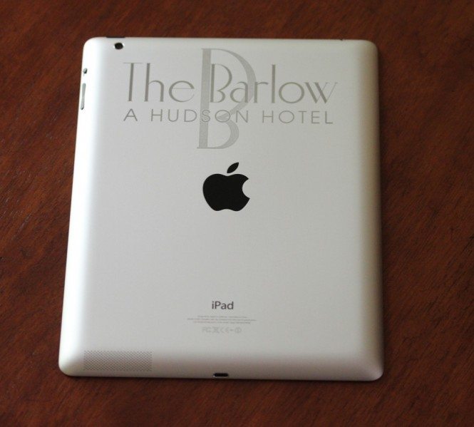 Laser Engraved iPad for Hospitality Industry