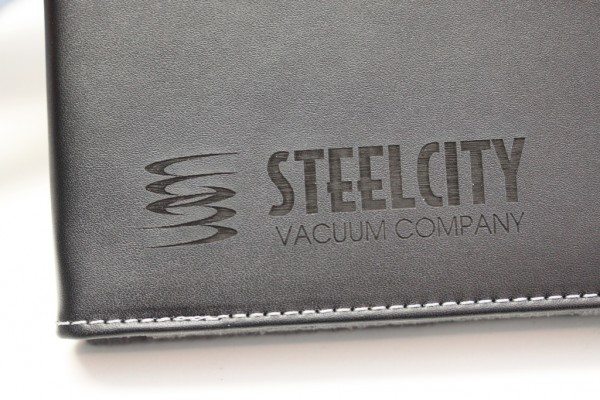 Logo Engraved on to EcoVue iPad Case