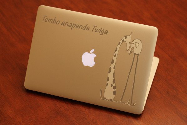 Child's Drawing MacBook Engraving