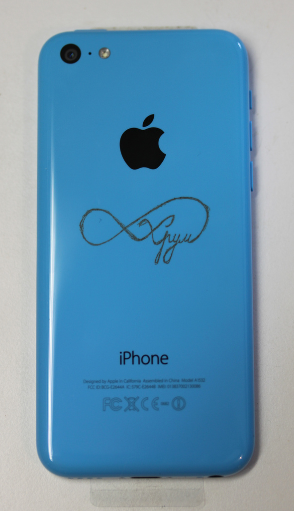 Laser Engraved iPhone 5c