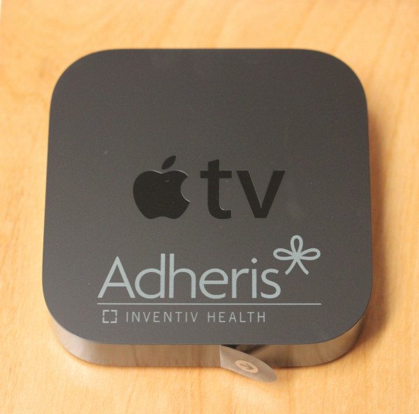 Laser engraved Apple TV