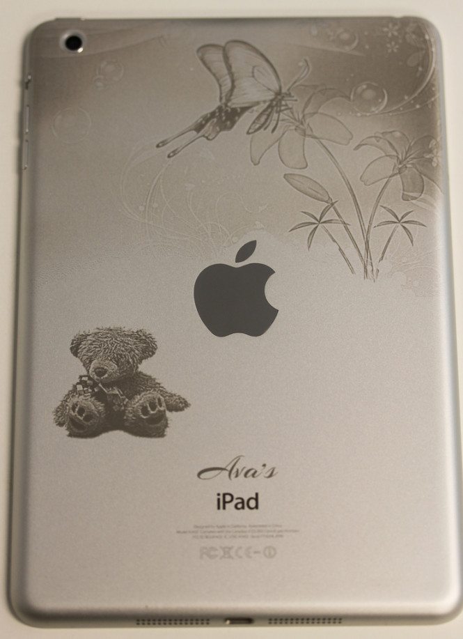 Butterflies and Teddy Bear iPad mini