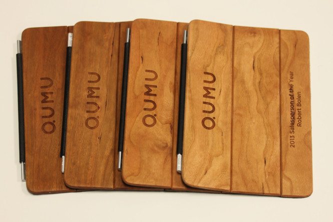 Engraved Wooden iPad mini Cover