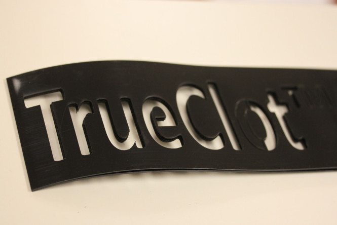 Laser-cut Stencil made of ABS plastic