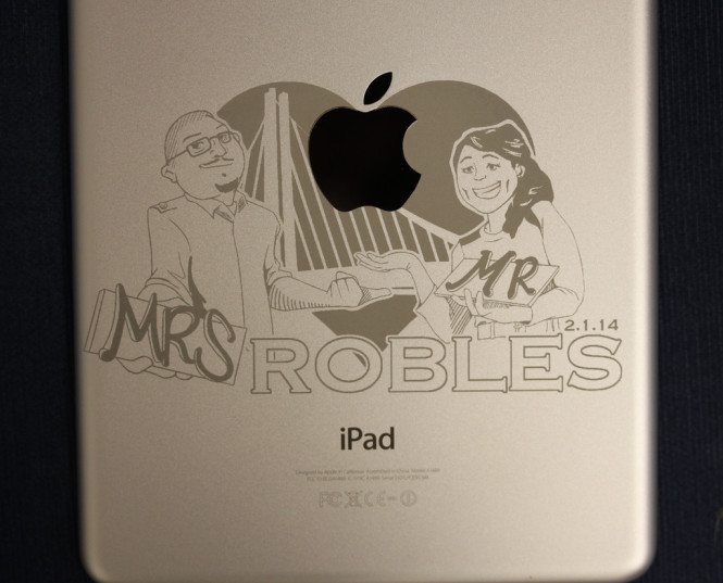 Mr. & Mrs. iPad Engraving