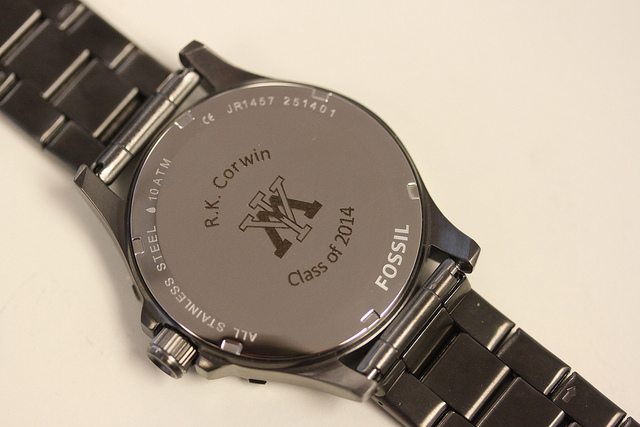 Laser Engraved Watch