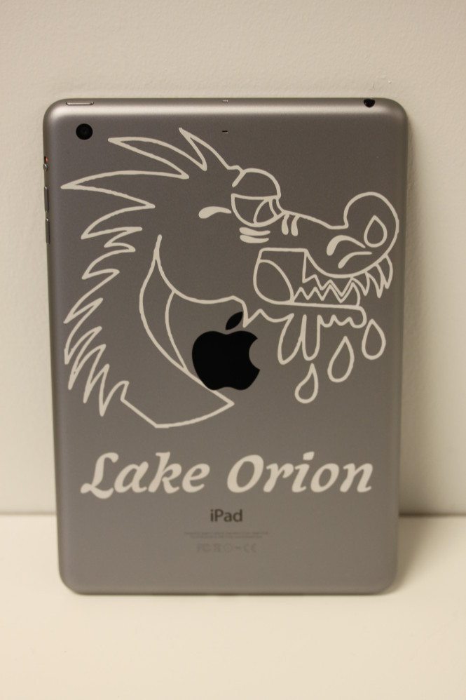 Space Gray iPad Air Engraving