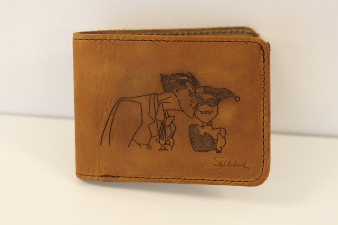 Engraved Saddleback Leather Wallet