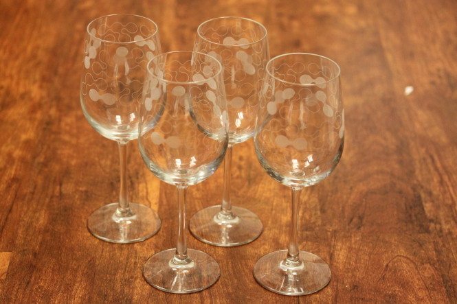 Custom Designed Wine Glasses