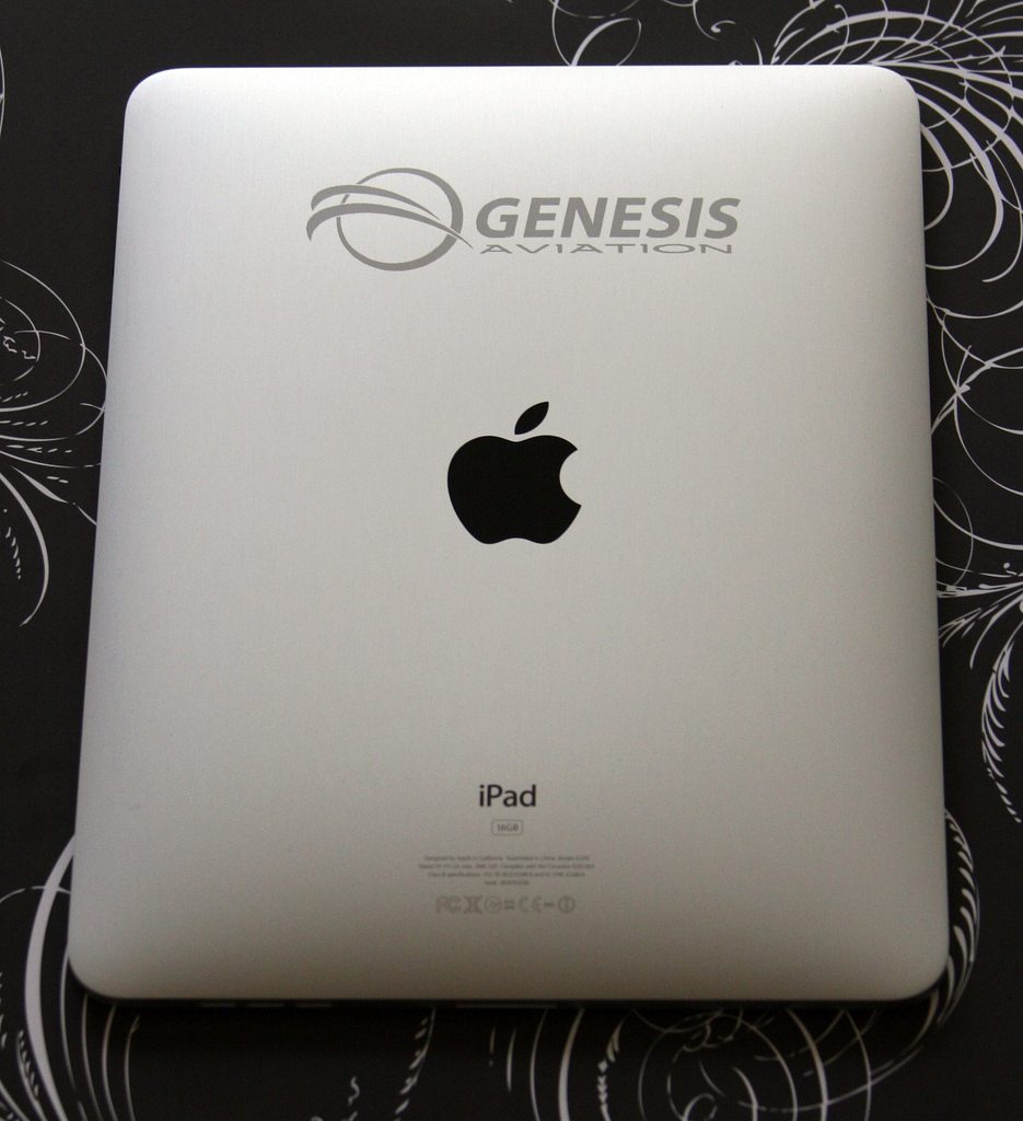 Corporate logo iPad for Genesis Aviation