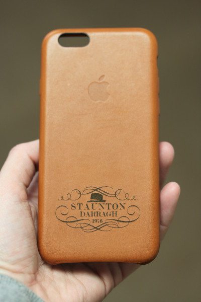 saddle brown iphone case