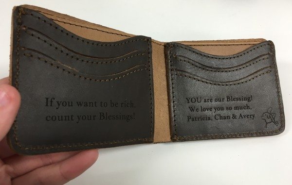 Saddleback wallet