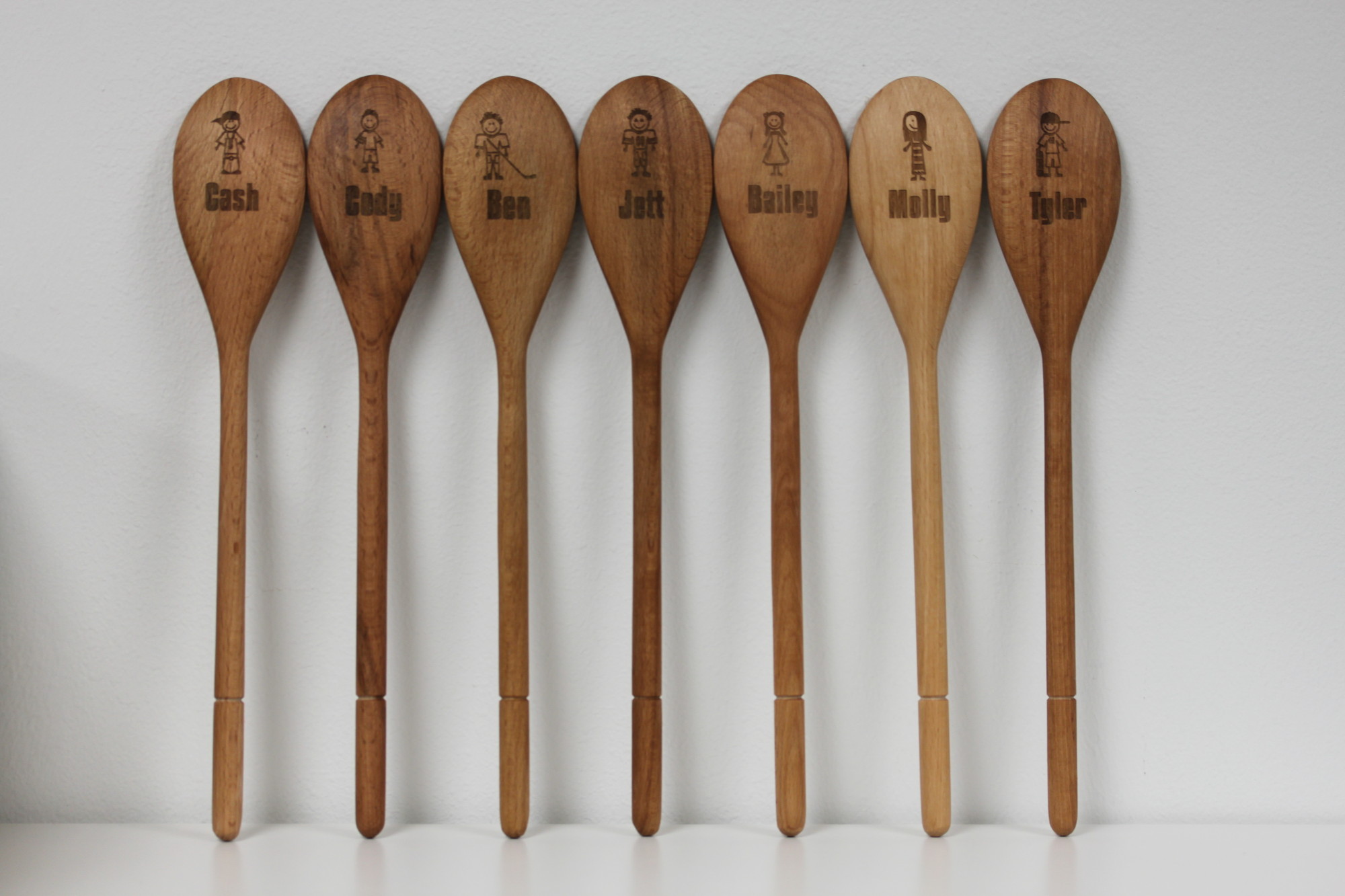 Engraved Wooden Spoons