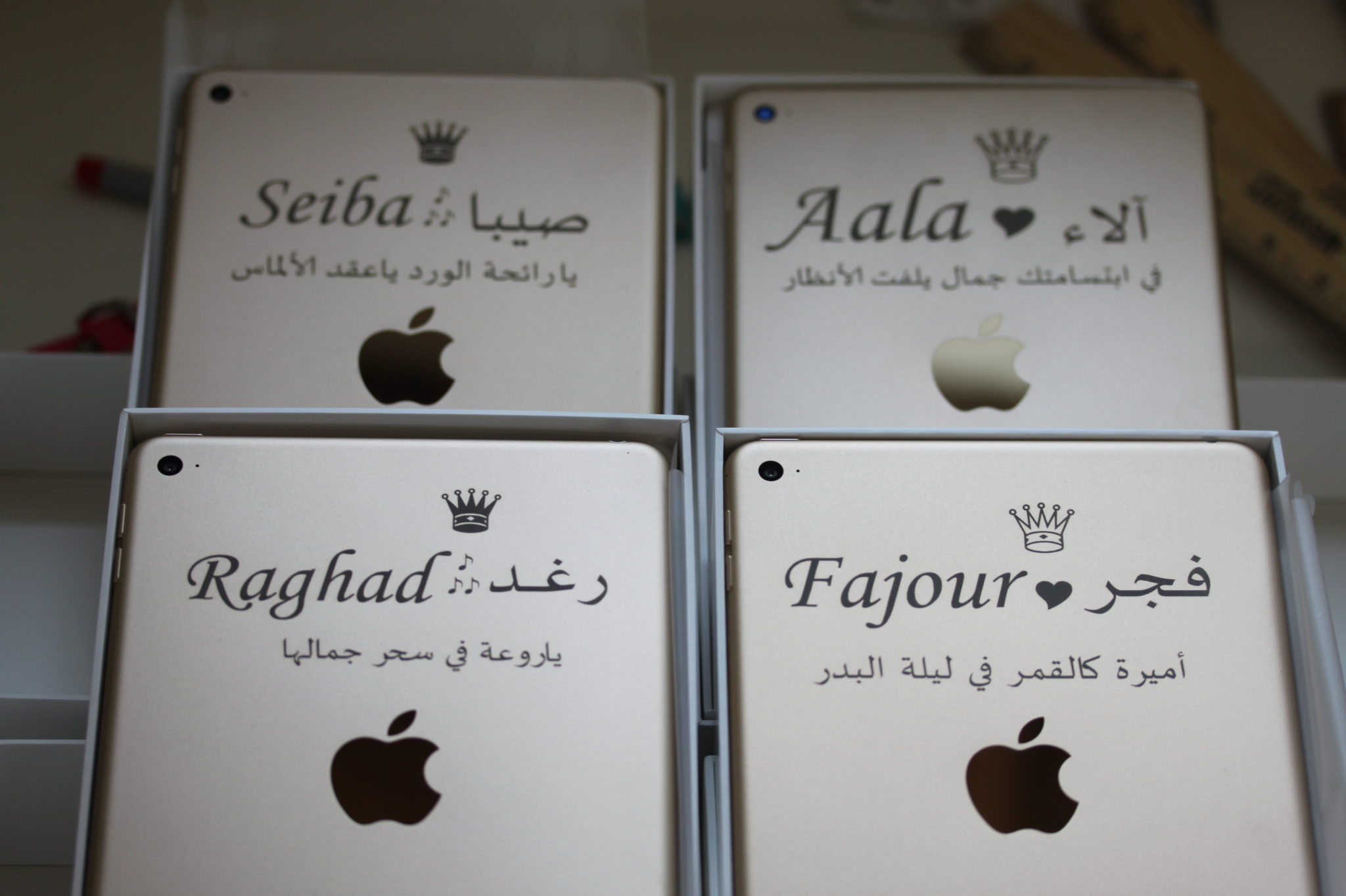 Personalized iPads