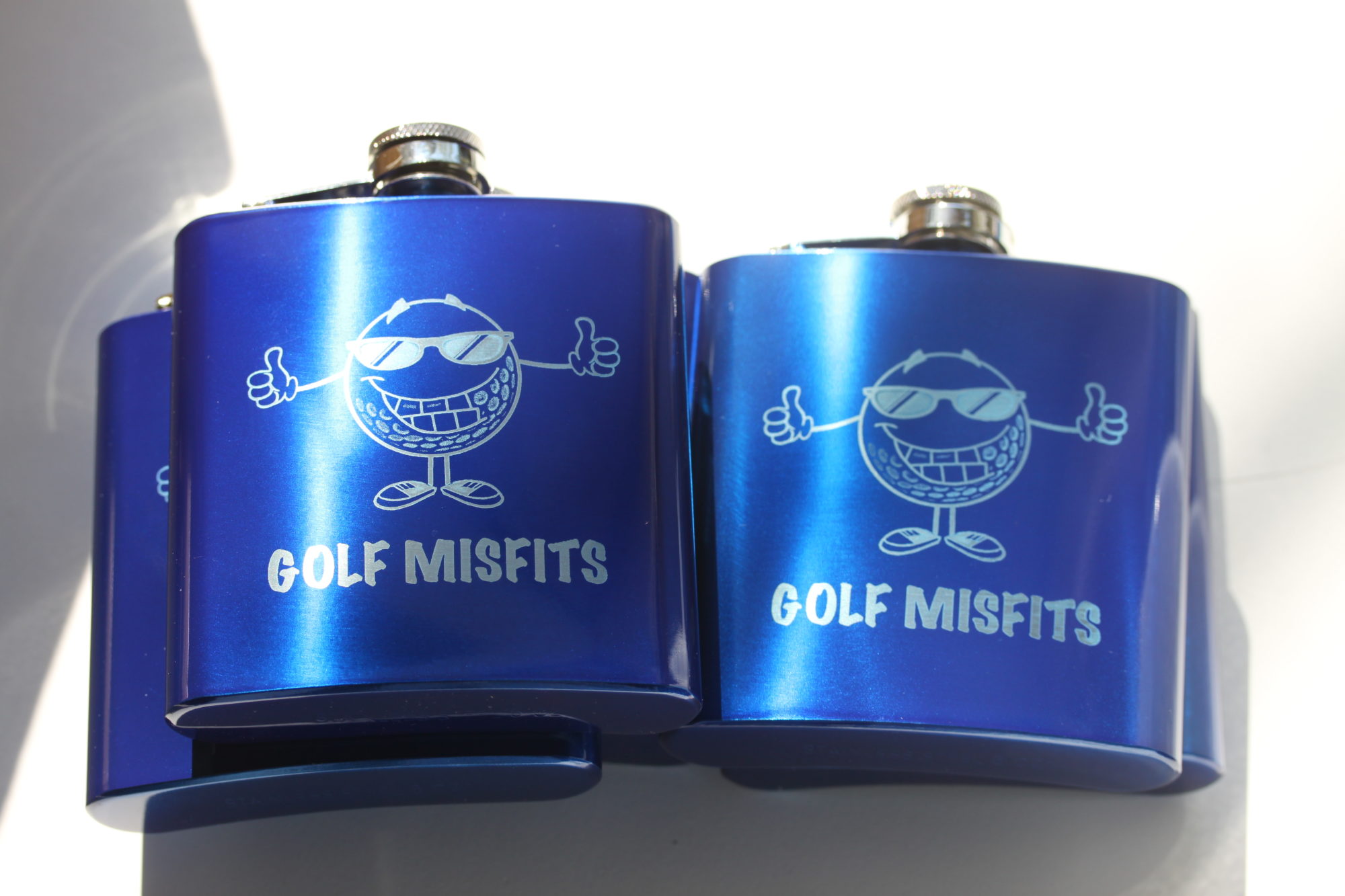 Laser Etched Custom Flasks