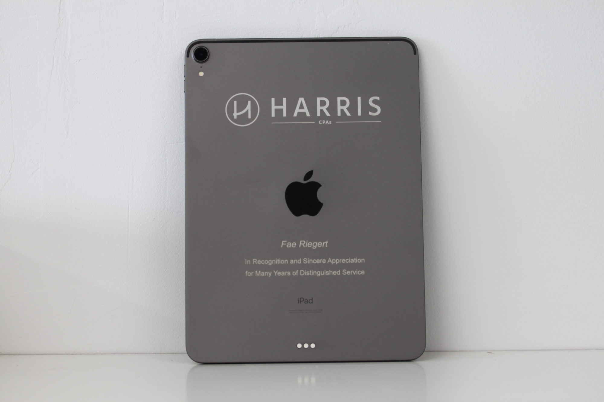 Laser Engraved iPad Pro for H